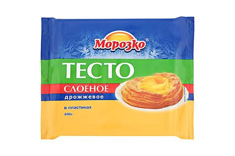 Тесто слоеное «Морозко» дрожжевое, 400 г – купить по приятной цене с ...