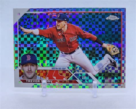 2023 Topps Chrome TREVOR STORY X Fractor RED SOX 23 EBay