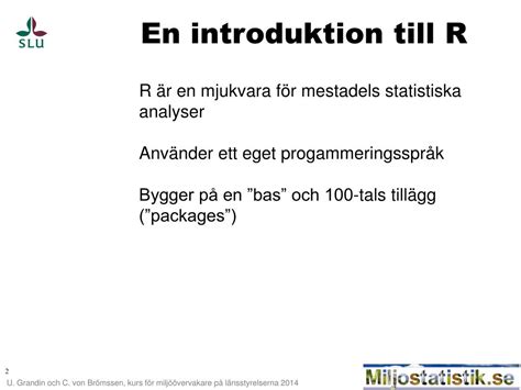 PPT Datakvalitet Och R Introduktion PowerPoint Presentation Free