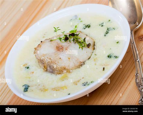 Scottish soup Cullen skink Stock Photo - Alamy