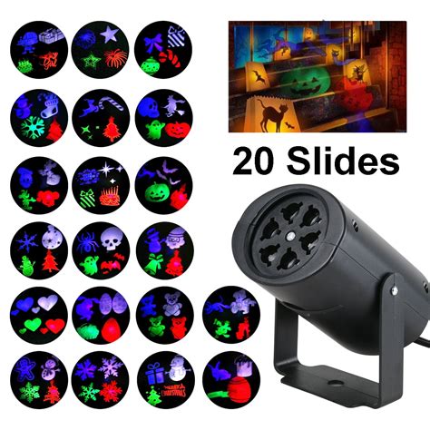 Christmas Projection Lights Rotating With Multicolor Switchable