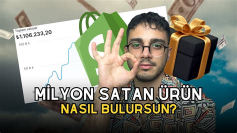 MİLYON SATAN ÜRÜNLERİ NASIL BULURSUN I SHOPİFY DROPSHİPPİNG YouTube