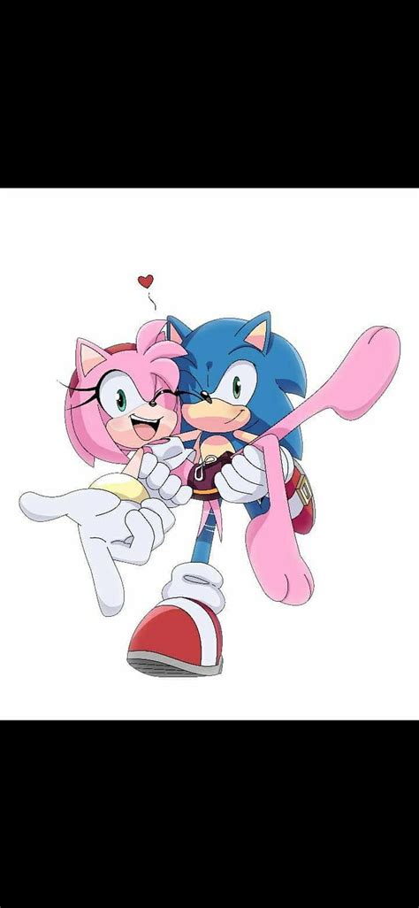 1080p Free Download Sonamy Amy Hedgehog Sonic Hd Phone Wallpaper