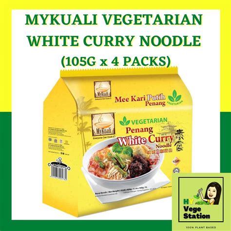 Vegetarian Mykuali Penang White Curry Noodles Serving Size X