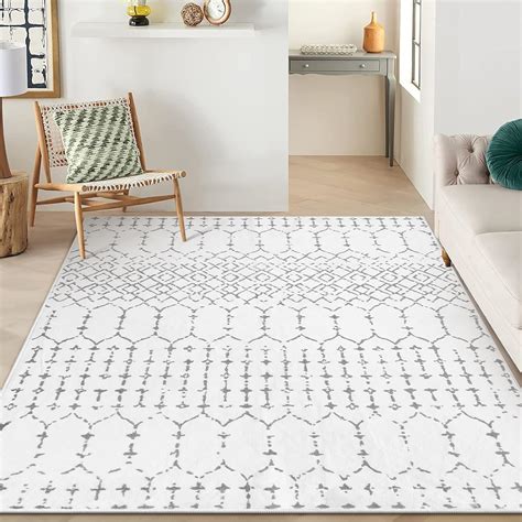 Amazon Lahome Moroccan Machine Washable Rugs 6x9 Rug For Living