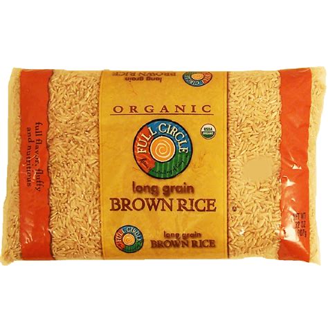 Full Circle Organic Long Grain Brown Rice 32oz Rice Brown Rice Dry Pastas Grains Shop