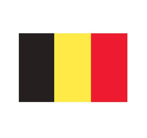 Premium Vector Belgium Flag Vector Illustration