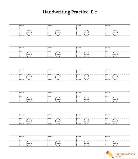 29 Best Ideas For Coloring Lowercase E Handwriting Practice