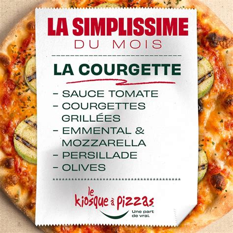 Menu au Le Kiosque À Pizzas pizzeria Talence