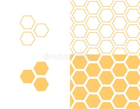 Honeycomb Seamless Pattern Stock Illustrations Honeycomb