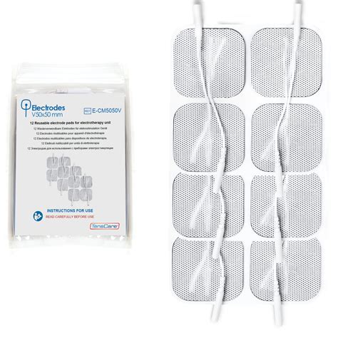 Tens Electrode Pads Value Pack 12 Pads 50x50mm Pack Of 12 Medisave Uk