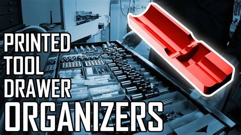 How To Make 3d Printed Tool Drawer Organizers Youtube