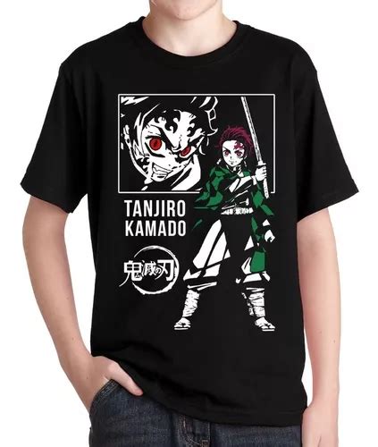 Remera Demon Slayer Niño Niña Tanjiro Kamado Anime Manga 5