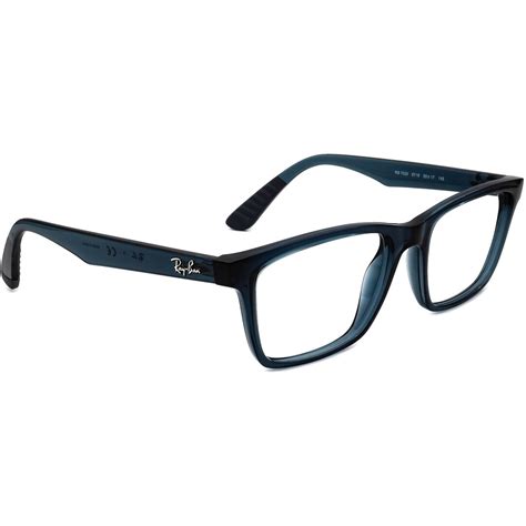 Ray-ban Eyeglasses RB 7025 5719 Blue Transparent Square Frame 5517 145 ...