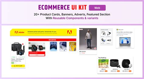 ECommerce UI Components Kit - Web | Figma