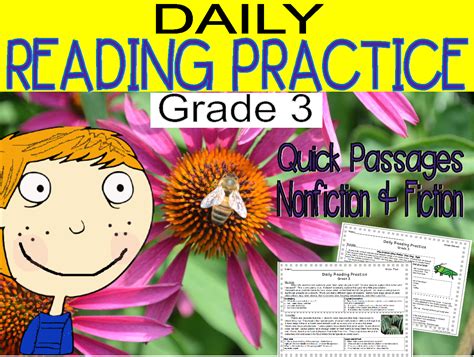 Daily Reading Practice Grade 3 35 Full Weeks Literacy And Math Ideas