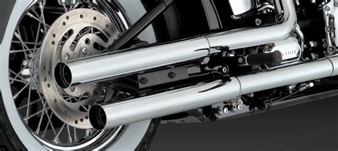 Vance Hines Straightshots Exhaust Mufflers Harley 07 17 Softail FLSTN