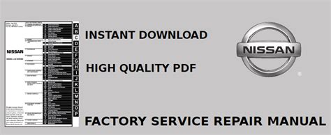 Nissan Altima Service Repair Manuals Nissan Service Manual