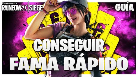 Como Ganar Fama Rapido Por Hora Rainbow Six Siege Youtube