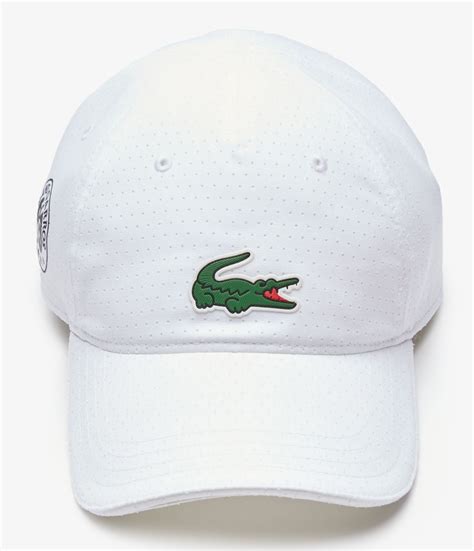 Tenisz Sapka Lacoste SPORT Roland Garros Cap White Tennis Zone