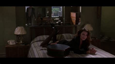 Brunette Lena Olin In Lingerie Shows Off Her Small Tits