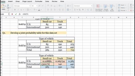 Develop A Joint Probability Table Calculate Marginal Probabilities And