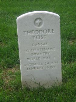 Theodore Franklin Yost 1894 1951 Find a Grave äreminne