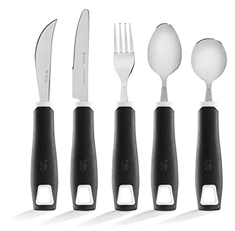 Special Supplies Adaptive Utensils Piece Set Non Weighted Non Slip