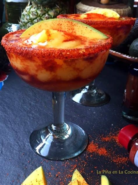 Mango Margarita With Chamoy Mangonada La Piña En La Cocina