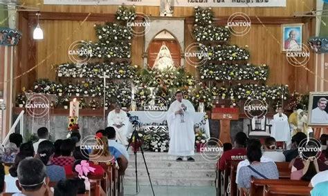 Celebra obispo misa para recordar 33 años de coronación de la virgen de