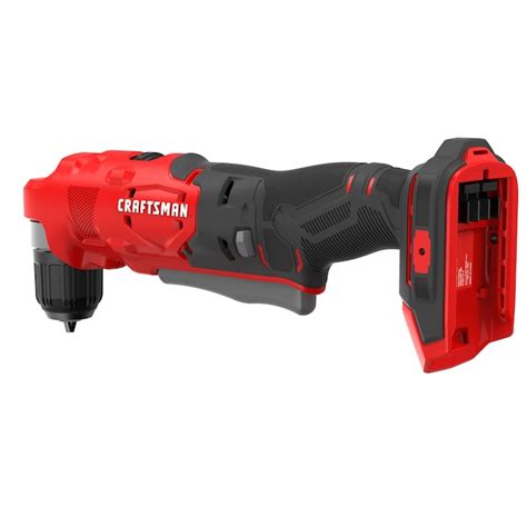 Craftsman V20 20 Volt 38 In Right Angle Cordless Drillbare Tool In The Drills Department At