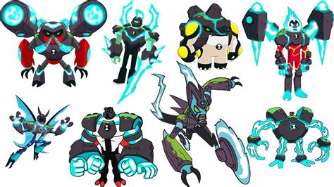 Drawing All Omni Enhanced Aliens From Ben 10 Video Rdrawing