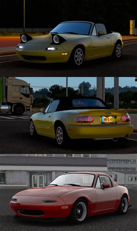 Mazda MX-5 Miata NA v1.2.1 - 1.46 - ETS2 mods | Euro truck simulator 2 ...