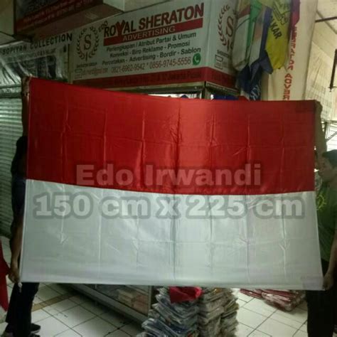 Jual Bendera Merah Putih Ukuran 150 Cm X 225 Cm Ready Stock Berkualitas