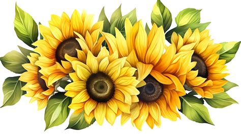 Premium Vector | Sunflower border design