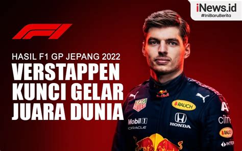 Infografis Max Verstappen Juara Dunia F