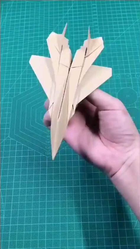 How to make an f15 paper airplane origami f15 jet fighter plane tadashi ...