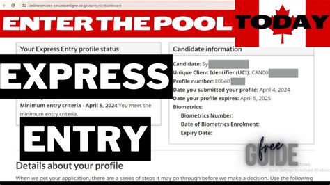 How To Create Express Entry Profile For IRCC Canada PR Step By Step