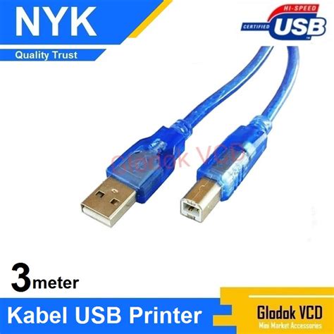 Jual Nyk Kabel Usb Printer Am Bm M Shopee Indonesia