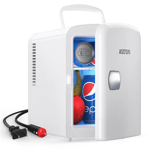 AstroAI Mini Fridge 4L 6 Can Portable Electric Cooler Bedroom Personal