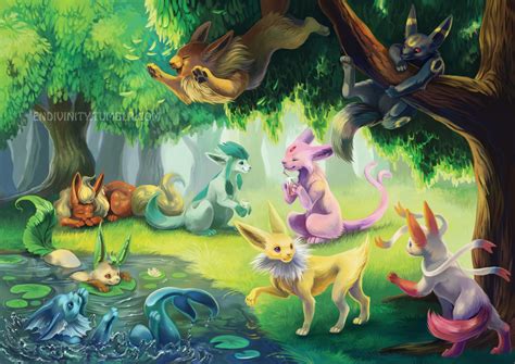 Realistic Eevee Evolutions