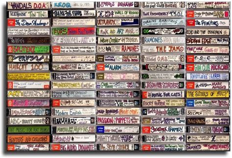 Retro Canvas Poster Cassette Tape Music Poster Cassette Tapes Punk Rock Punk