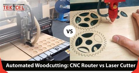 Automated Woodcutting CNC Router Vs Laser Cutter