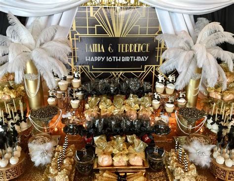 Great Gatsby Birthday Party Ideas Gatsby Birthday Party Great Gatsby