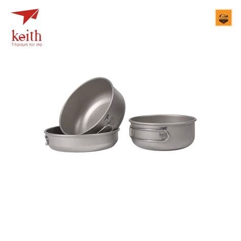 Nồi Keith 3 Piece Titanium Pot and Pan Cook Set Ti6053 Mr Weekend