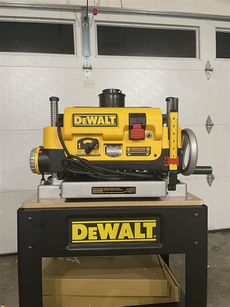 Dewalt Dw735x Portable Planer And Stand Assembly And Review