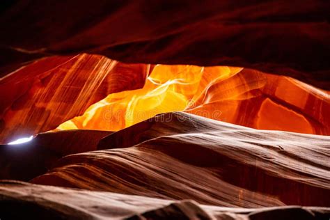 Antelope Canyon Near Page Arizona Usa Sandstone Formations On