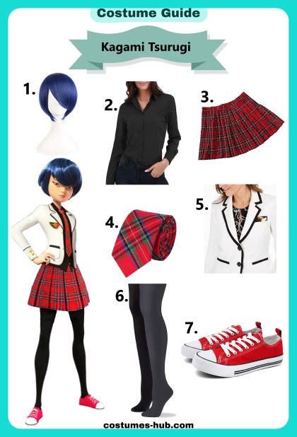 Kagami Tsurugi (Miraculous Ladybug) Costume