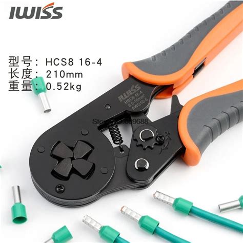 Iwiss Crimper Alicate Hsc Ferramentas De Friso Ajust Veis Para