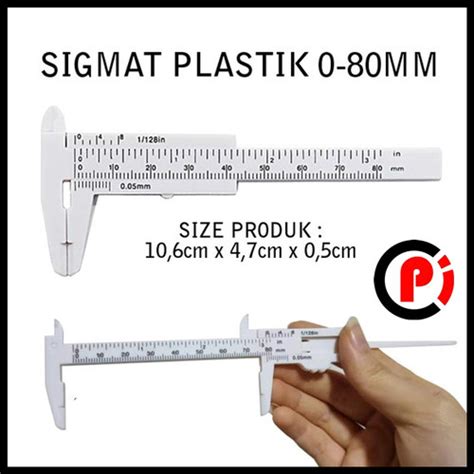 Jual Jangka Sorong Plastik Vernier Caliper Gauge Micrometer 80mm Kota